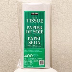 white gift tissue paper 20in x 24in 400 sheet pack